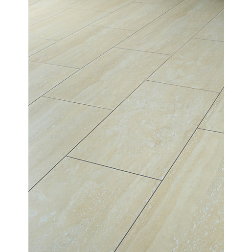 Tile Effect Laminate Flooring Wickes Travertine Tile Effect